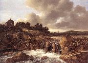 Jacob van Ruisdael Landscape with Waterfall oil painting reproduction